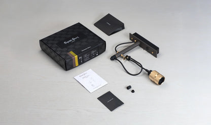 Hooked Wall Light/ Nude/ Graphite Bronze packaging