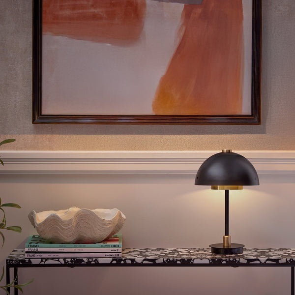 Carbon Rechargeable Table Lamp