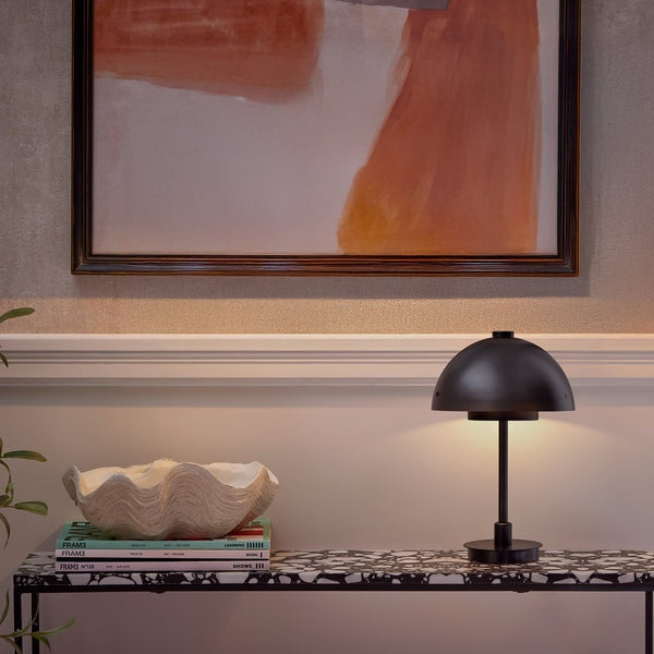 Carbon Rechargeable Table Lamp