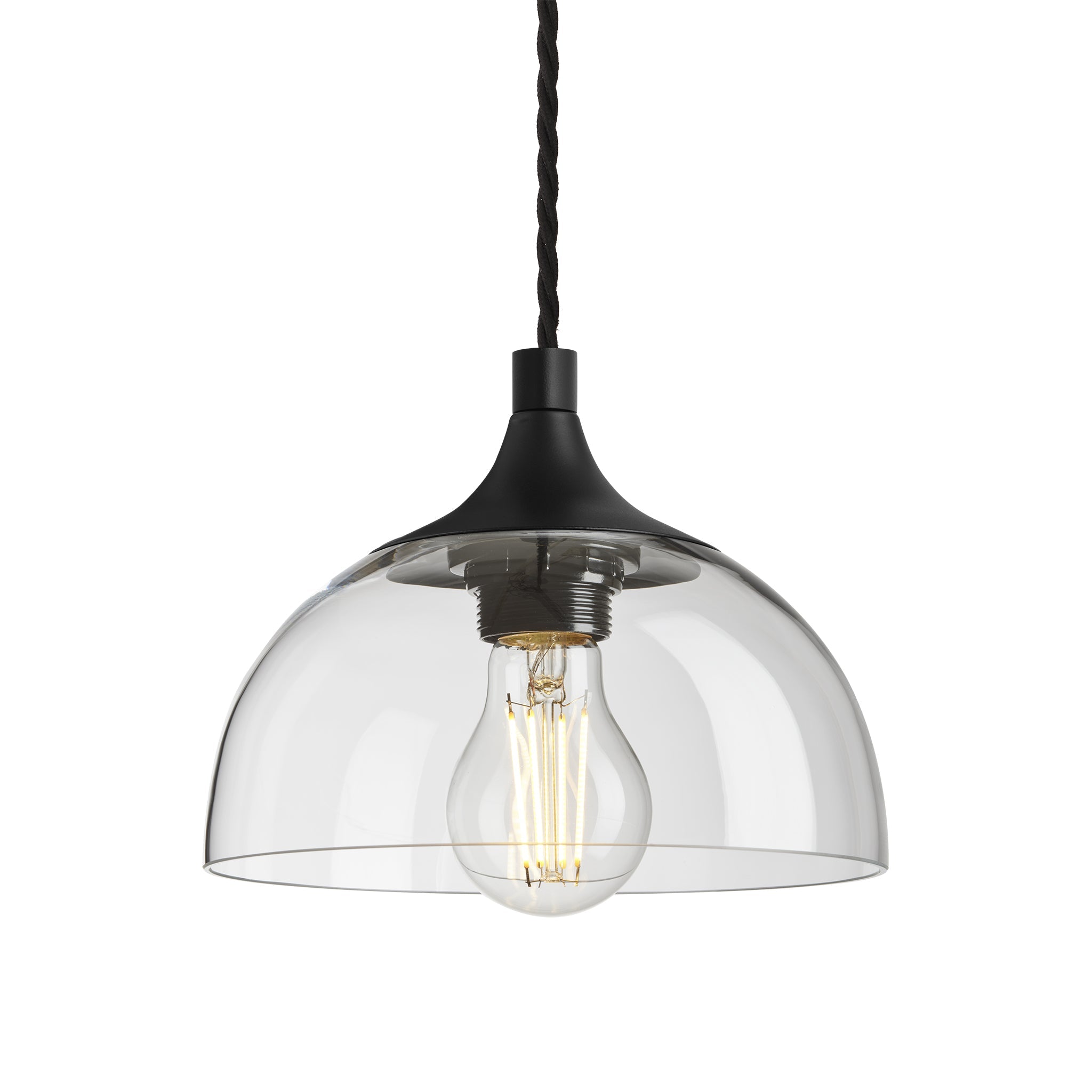 Chelsea Glass Dome Pendant - 8 Inch , Product Shot