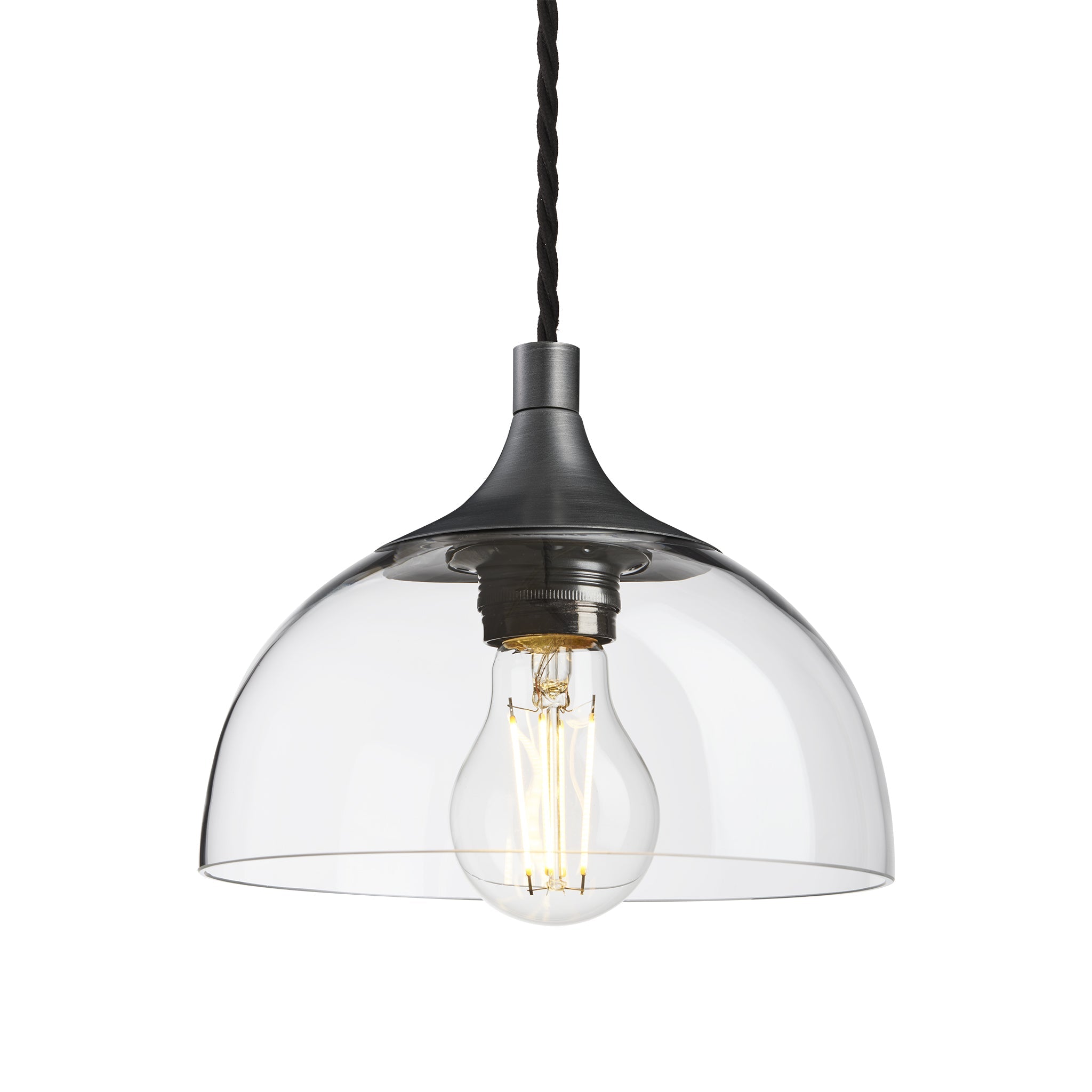 Chelsea Glass Dome Pendant - 8 Inch , Product Shot
