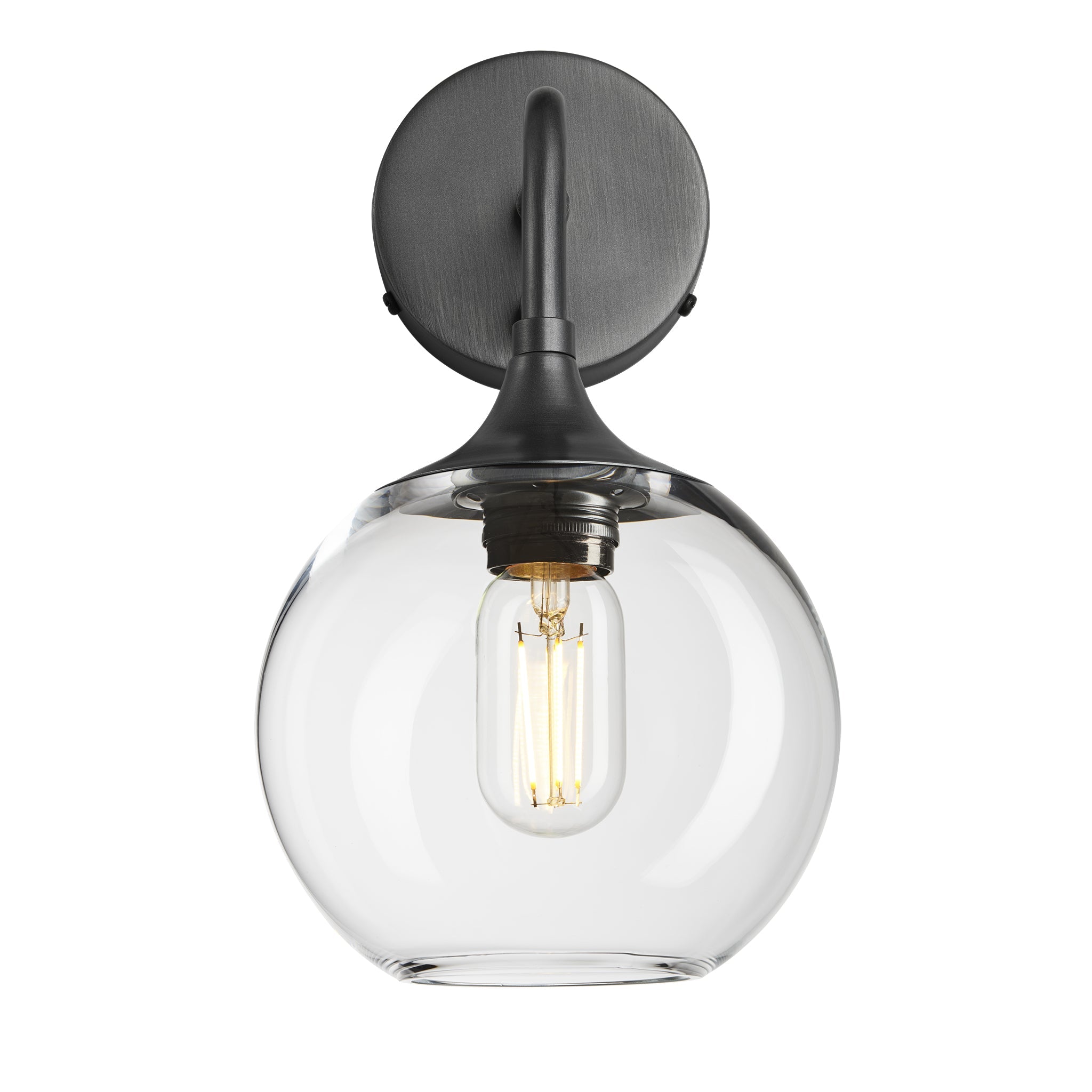 Chelsea Glass Globe Wall Light - 7 Inch , Product Shot