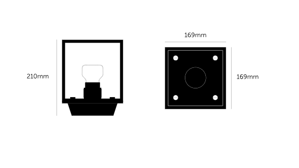Caged Wall/ Small black marble dimensions 