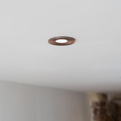Soho Antique Copper LED Downlights, Fire Rated, Fixed, IP65, CCT Switch, High CRI, Dimmable