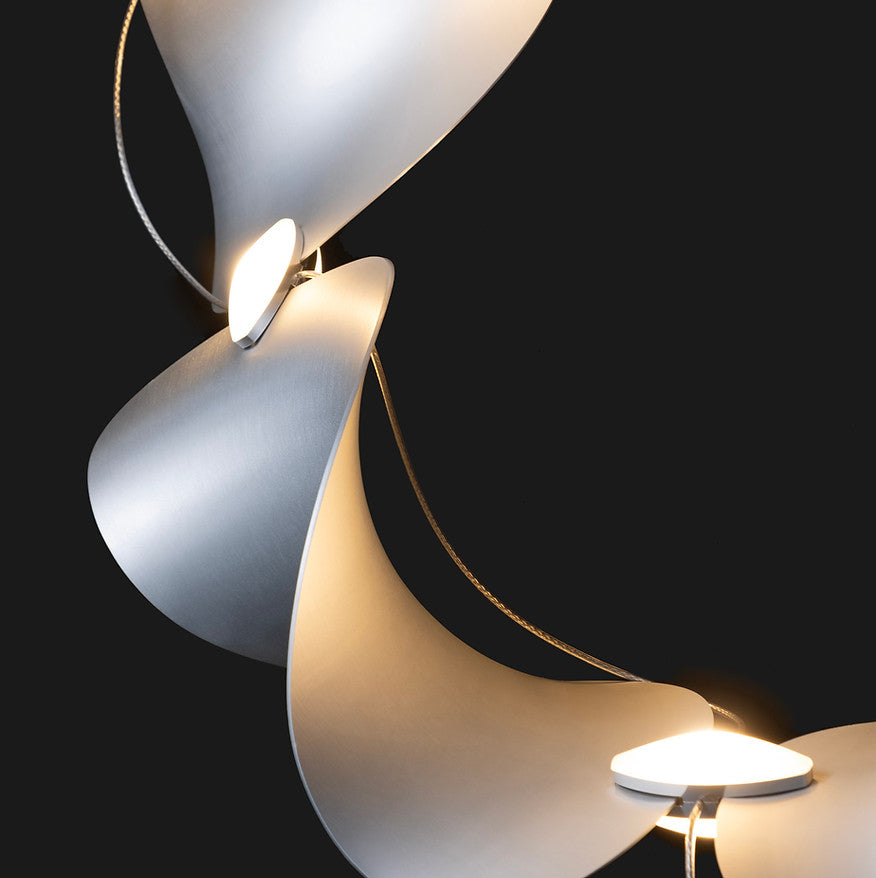 Moss Dune 8 Spiral Lamp