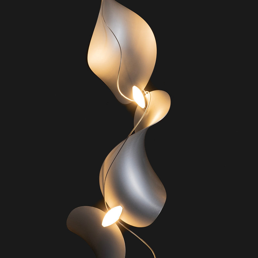 Moss Dune 6 Vertical Line Lamp