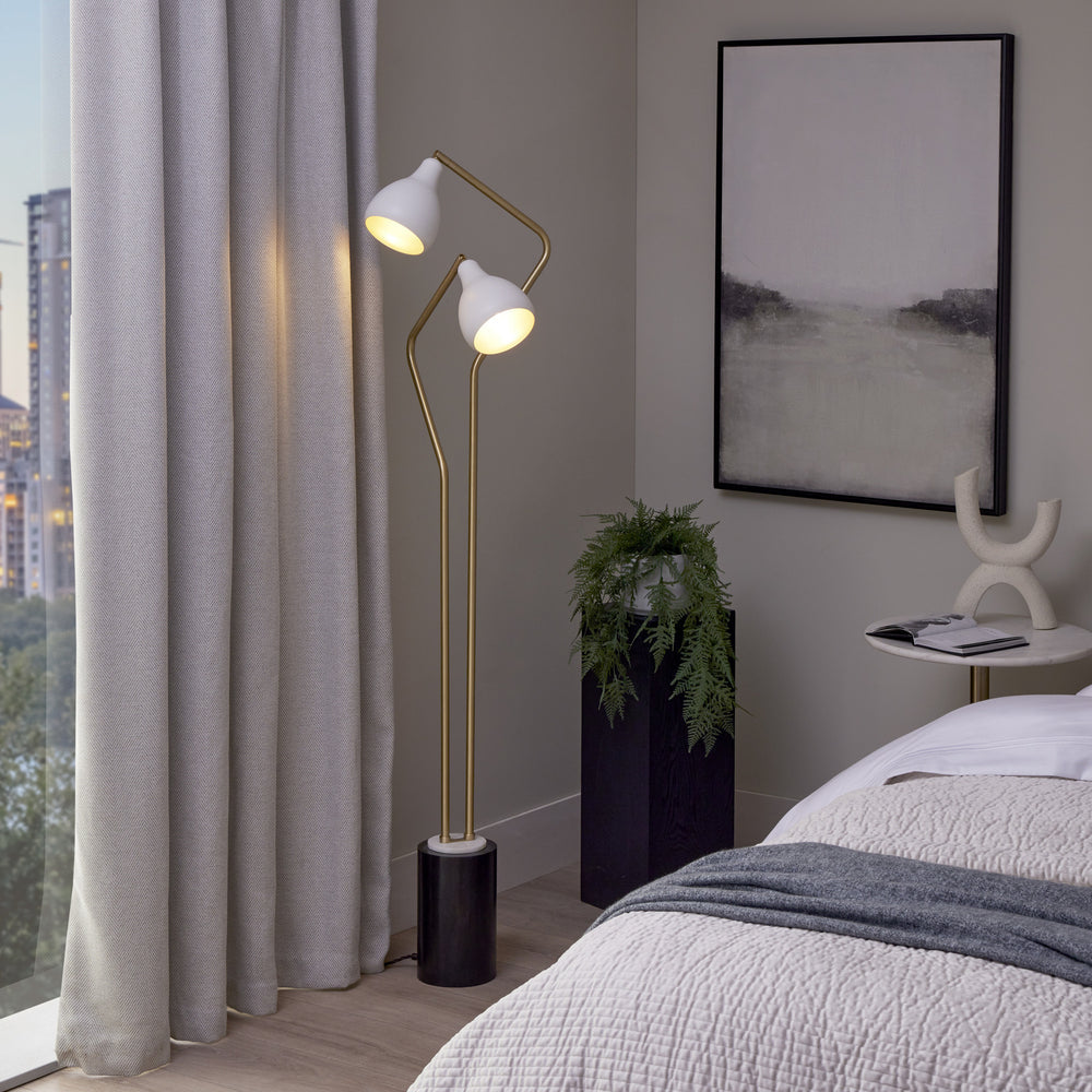 Dumas Twin Floor Lamp