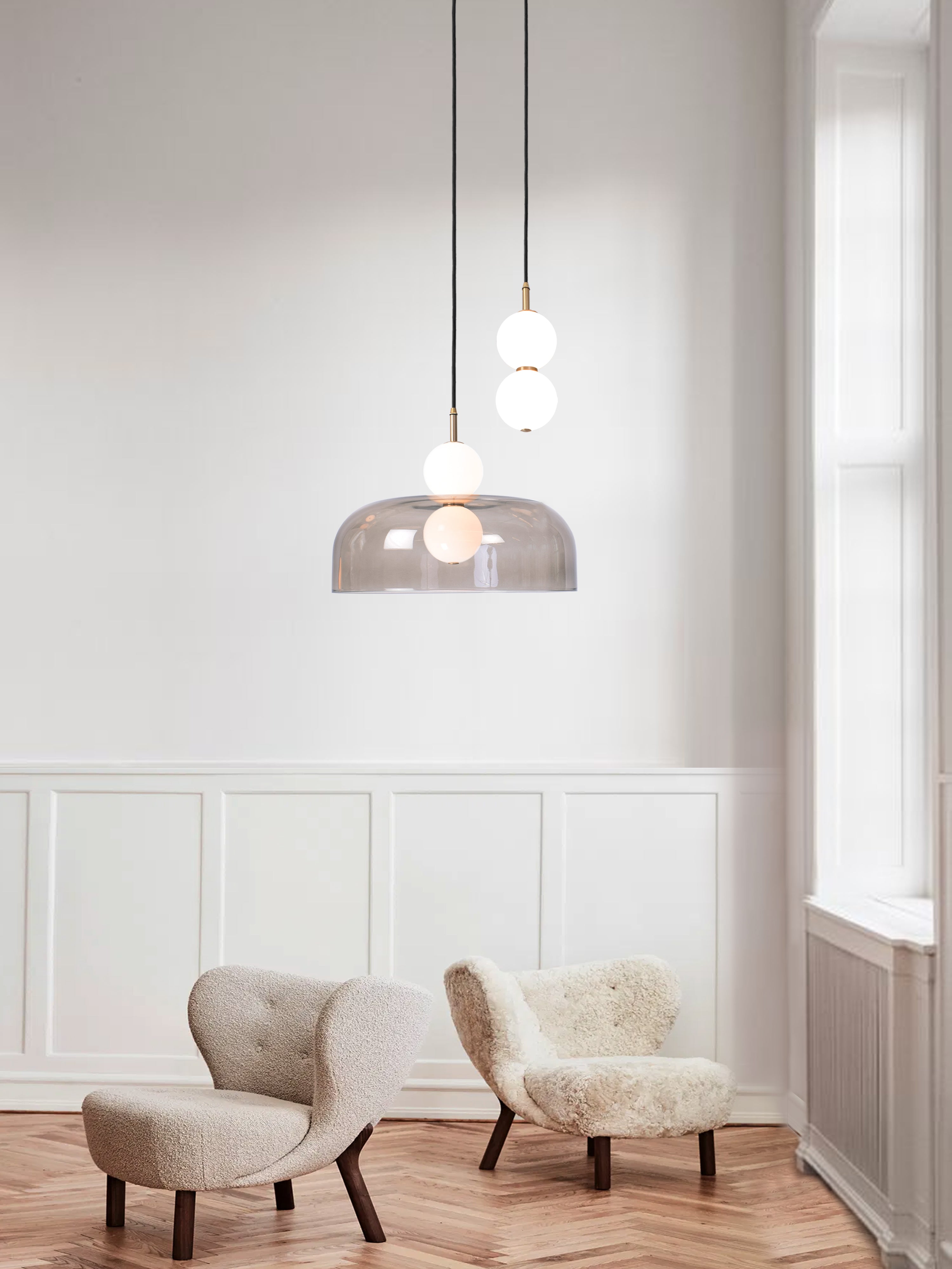 Echo 2 Shade Cluster Light