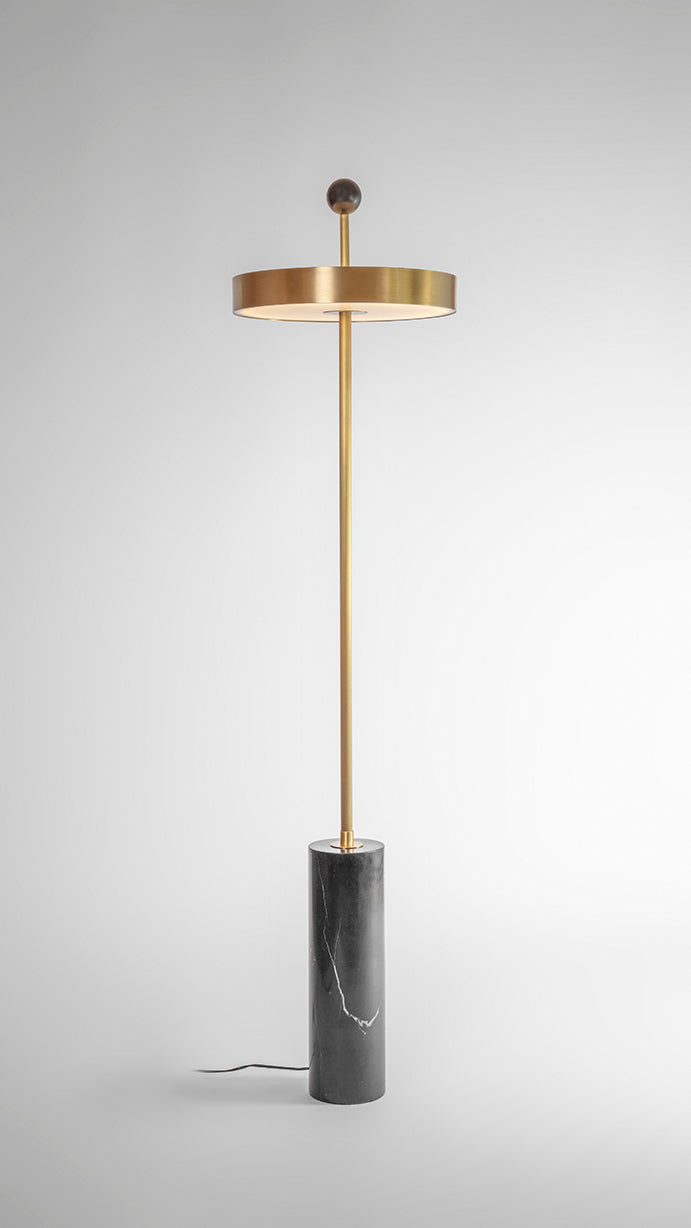 Disc And Ball Floor Lamp