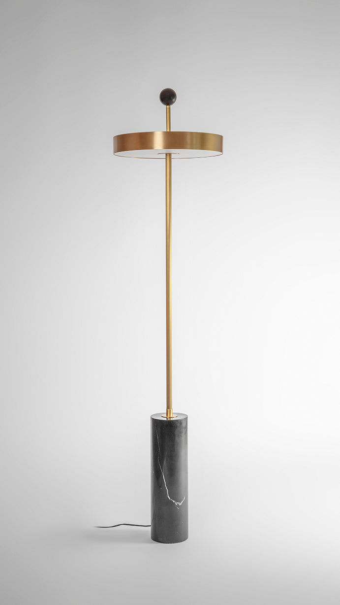 Disc And Ball Floor Lamp long shot 