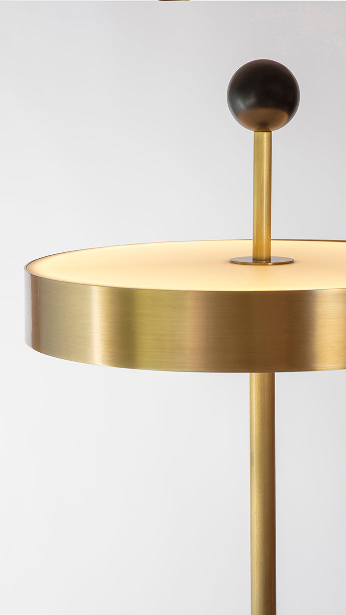 Disc And Ball Floor Lamp head 