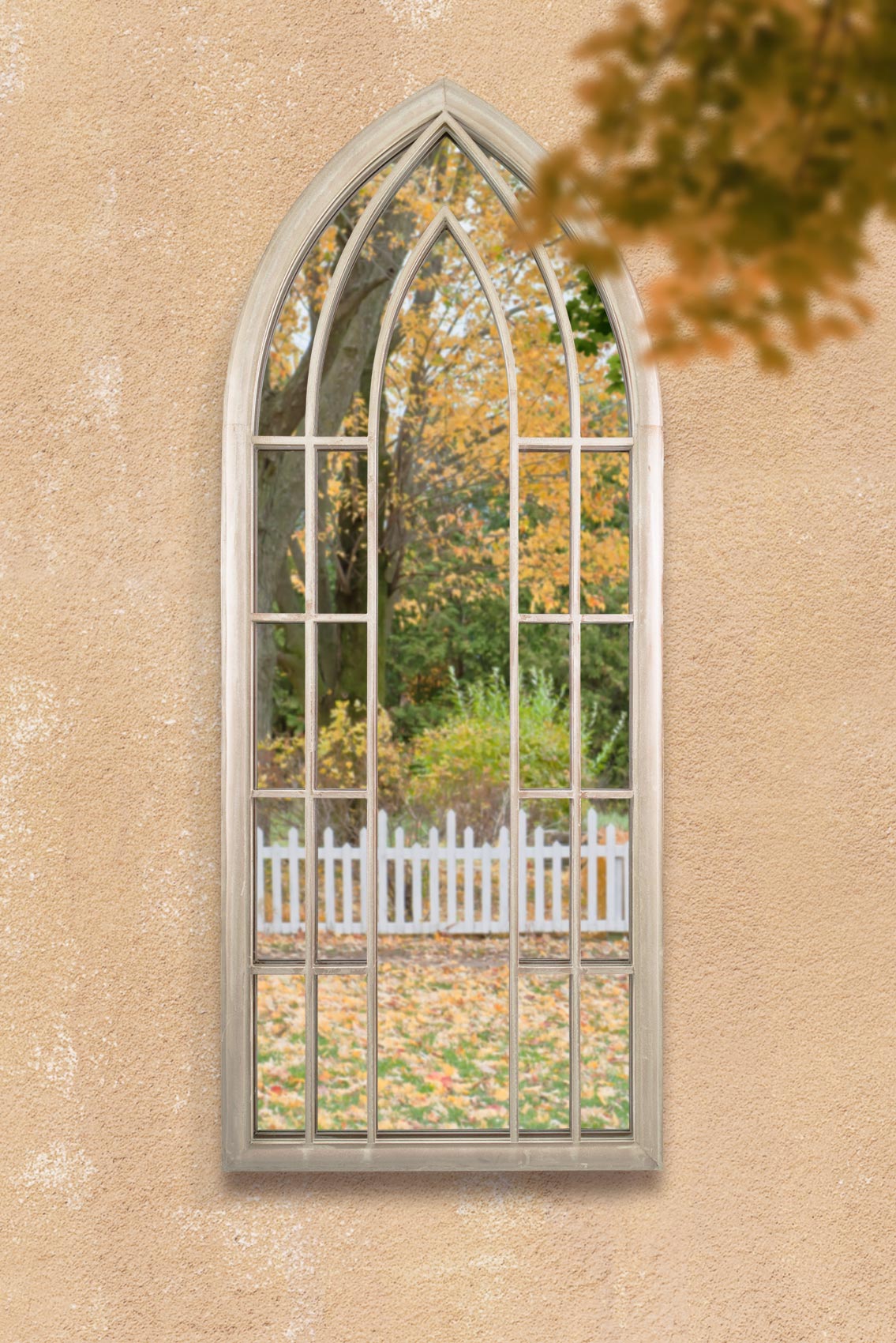 Somerley Grand Gothic Arch Outdoor Mirror 150 x 61 CM-8
