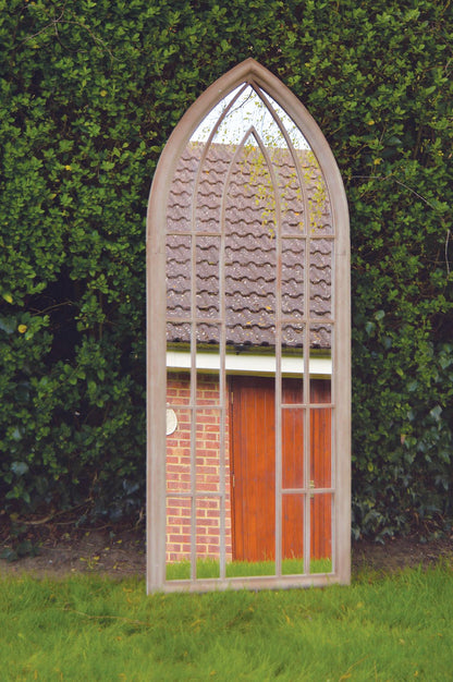 Somerley Grand Gothic Arch Outdoor Mirror 150 x 61 CM-4