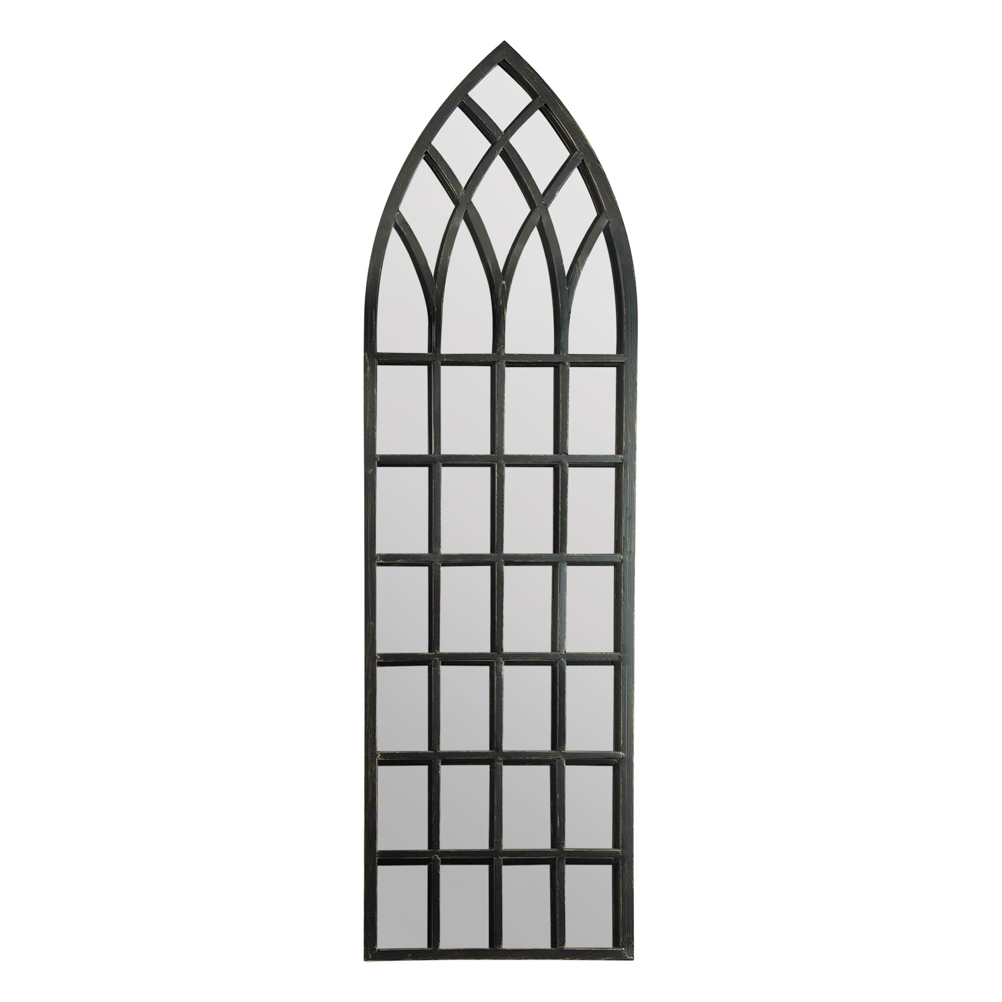Somerley Large Rustic Garden Arch Mirror - 140 x 40.5 CM-3