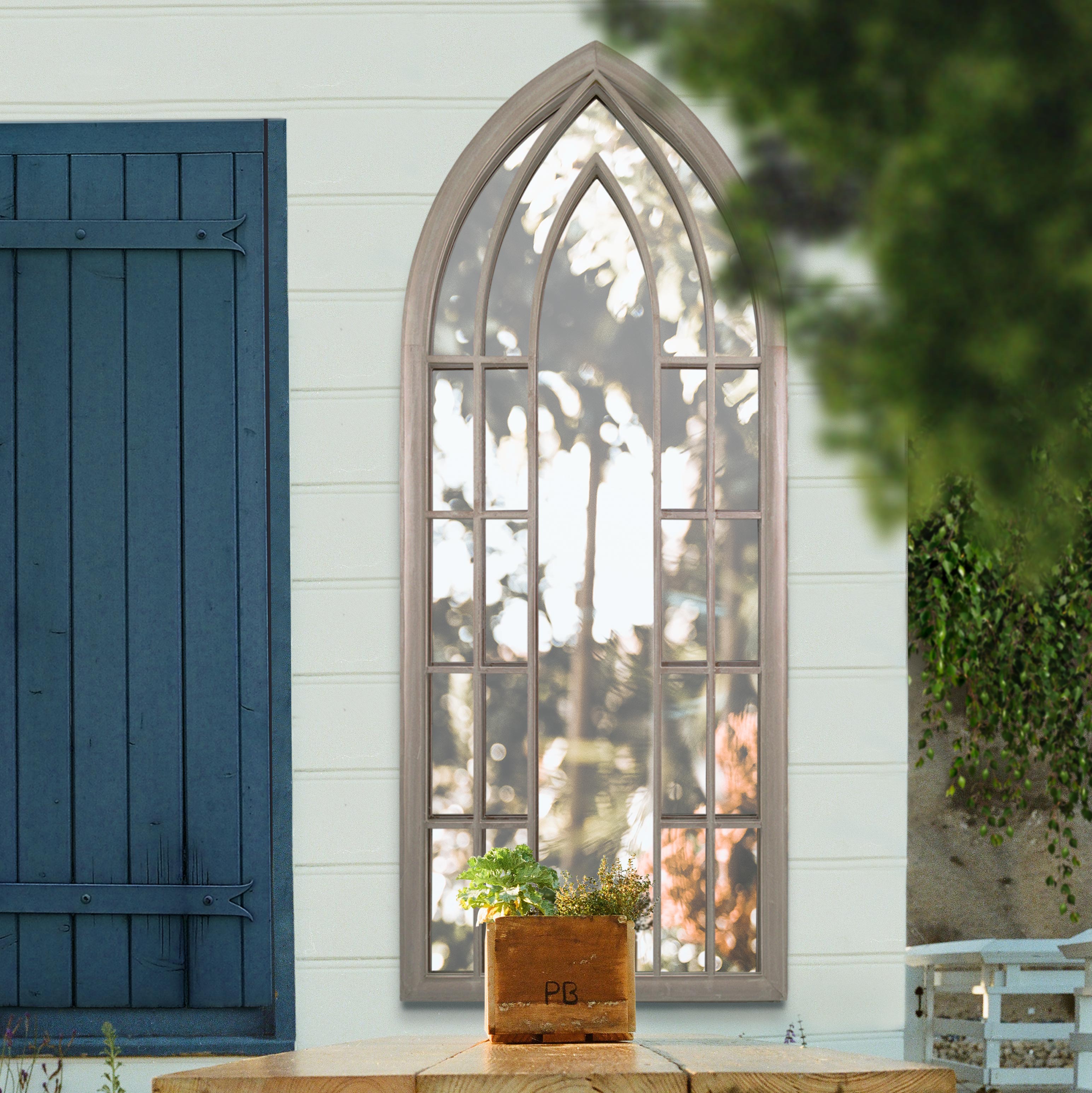 Somerley Grand Gothic Arch Outdoor Mirror 190 x 75 CM-7