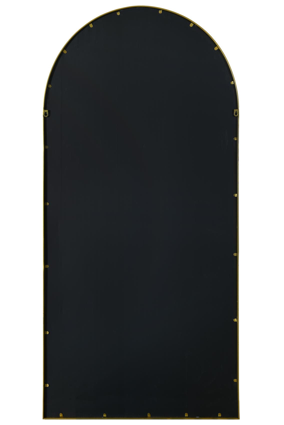 The Radiant - Gold Framed Arched Garden Mirror 71" x 33.5" (180x85CM)-7