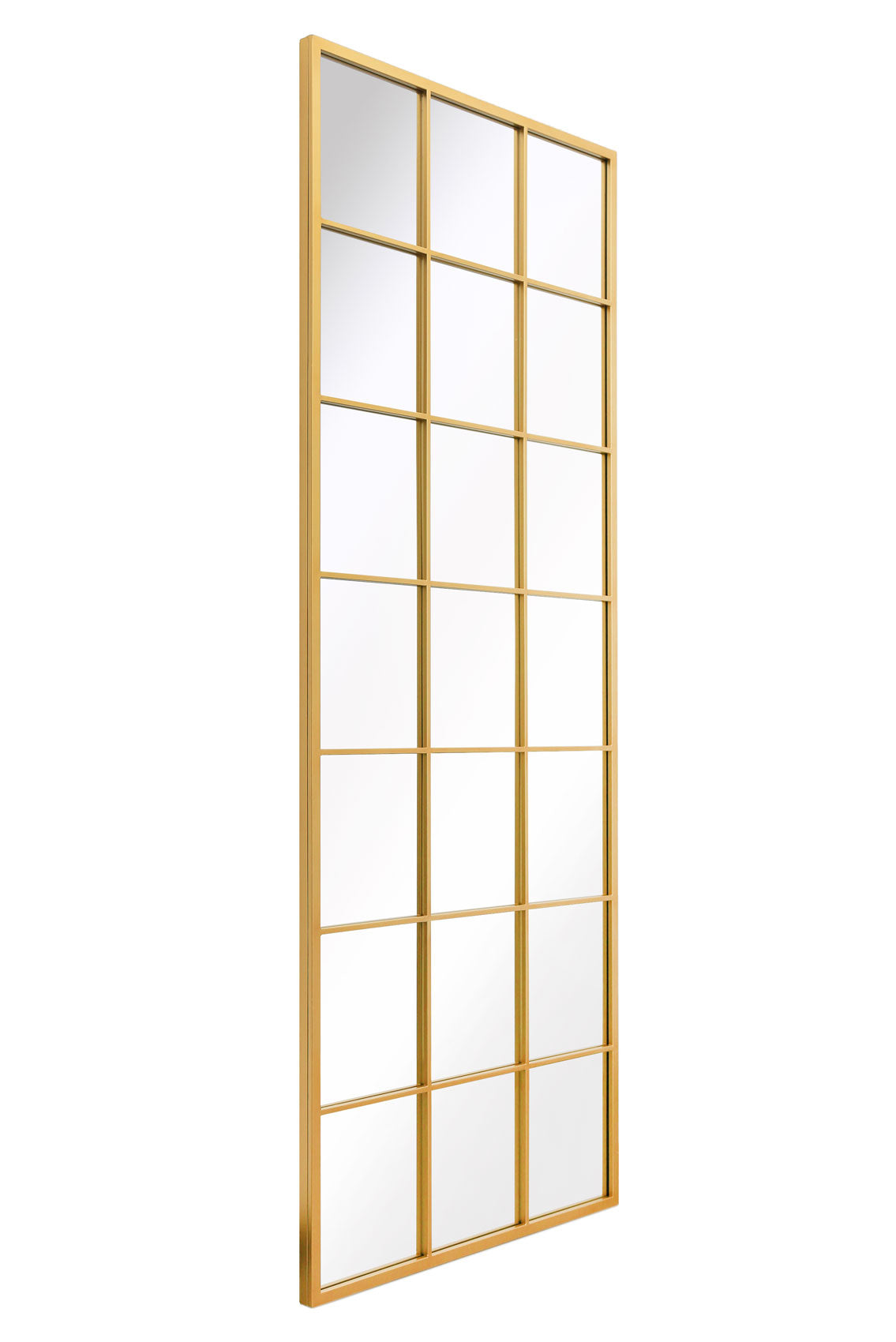 Genestra - Contemporary 79" X 31" (200CM X 80CM) Wall-Mounted Garden Mirror-4