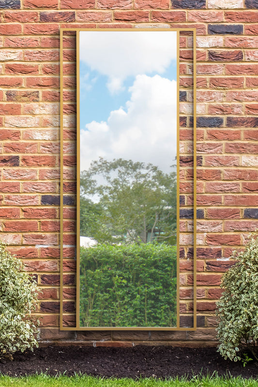 Genestra - Contemporary 79"x 35" (200x90cm) Wall and Floor Garden Mirror-1