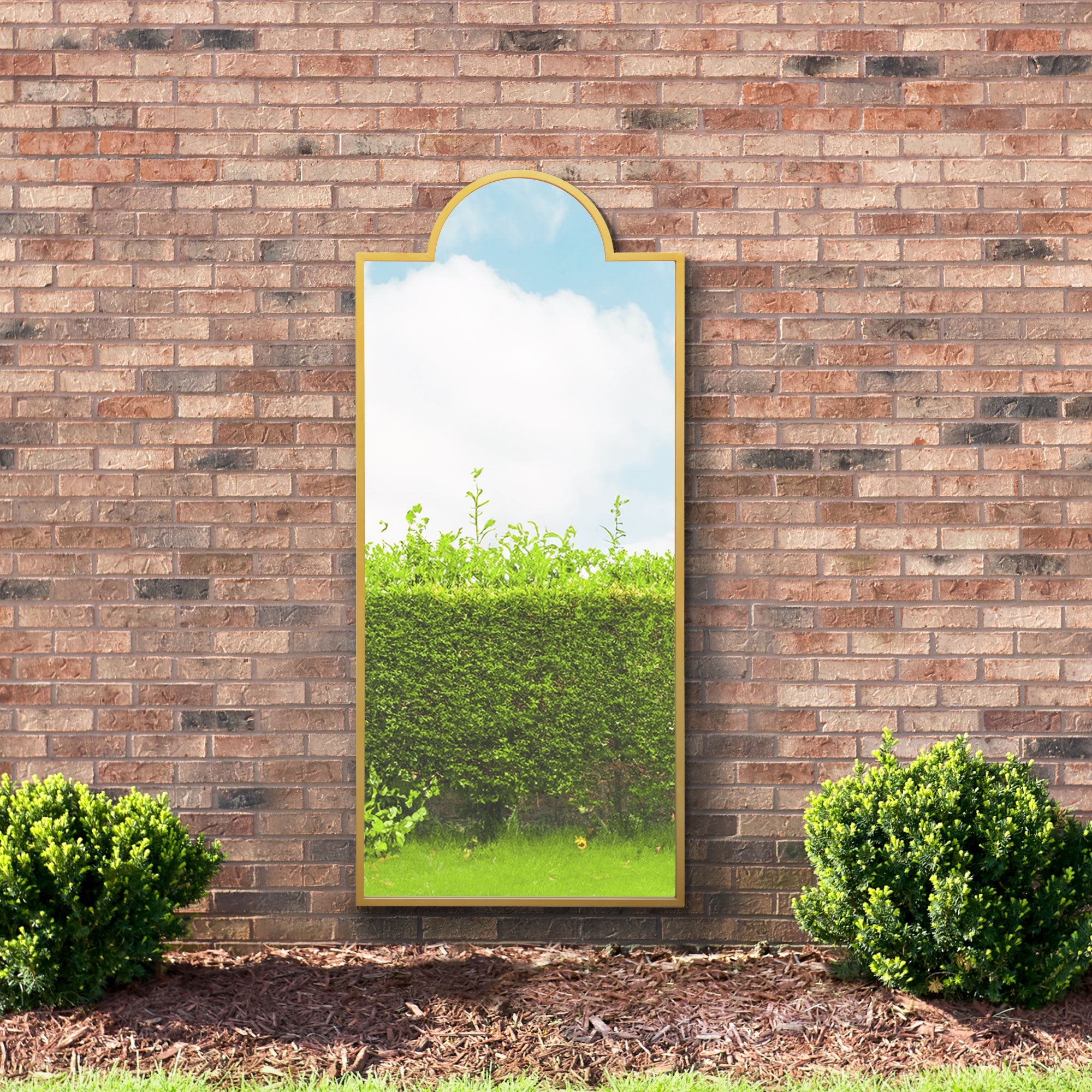 Genestra - Modern 67"x 29" (170x75cm) Garden Wall & Leaner Mirror-5