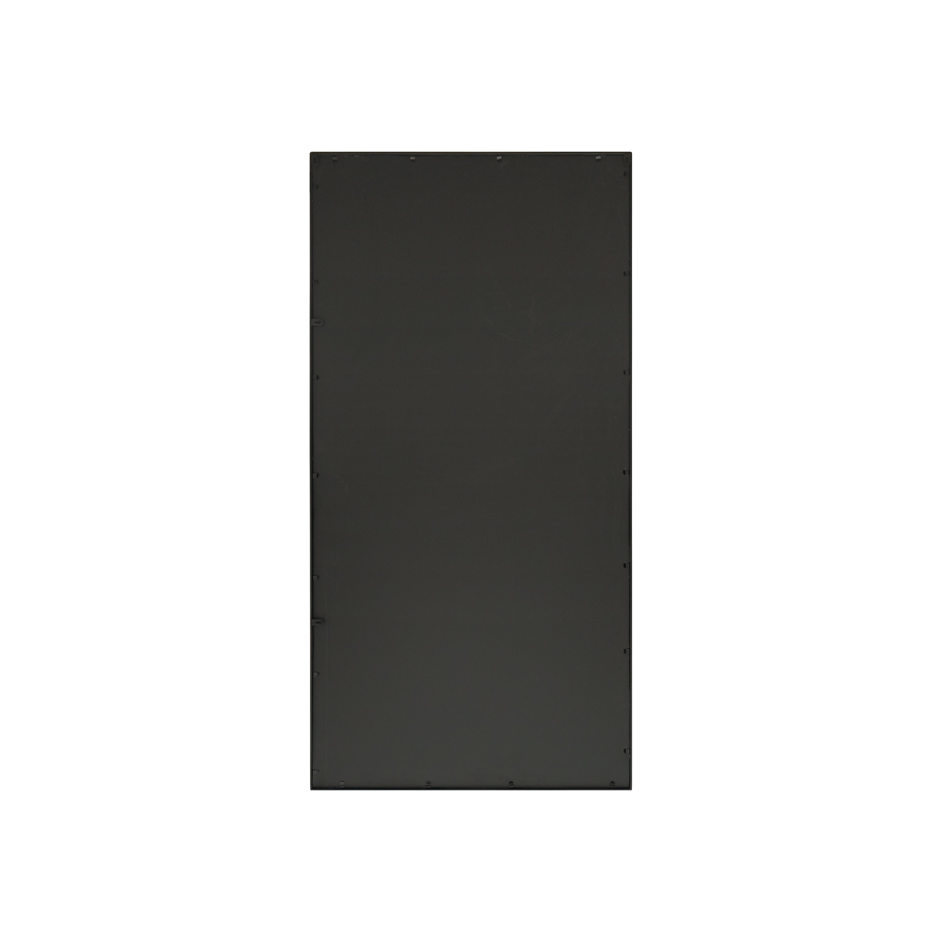 The Horizon - Sleek Black Metal Framed Garden Mirror 71" X 35" (180CM X 90CM) for Wall or Leaning Use-11