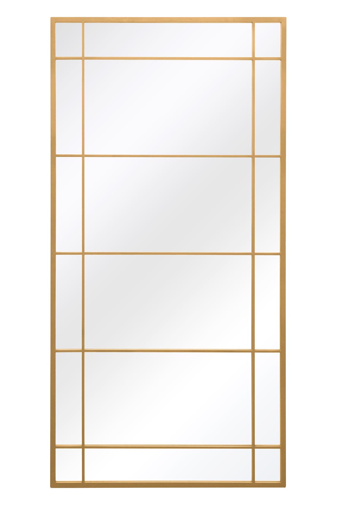 The Luxe Gold Framed Garden Mirror - 71" X 35" (180CM X 90CM) for Wall or Leaning Display-1
