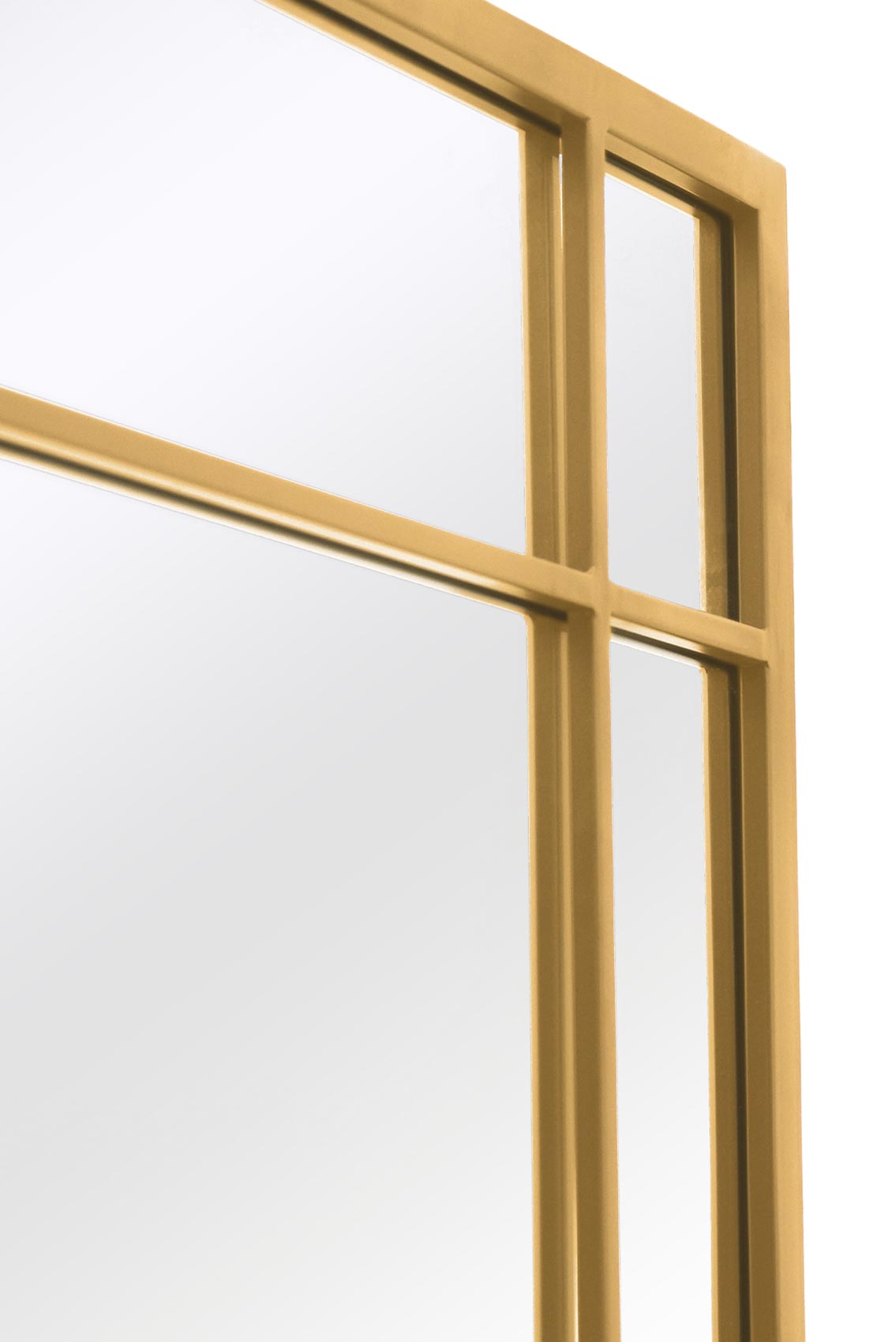 The Luxe Gold Framed Garden Mirror - 71" X 35" (180CM X 90CM) for Wall or Leaning Display-4