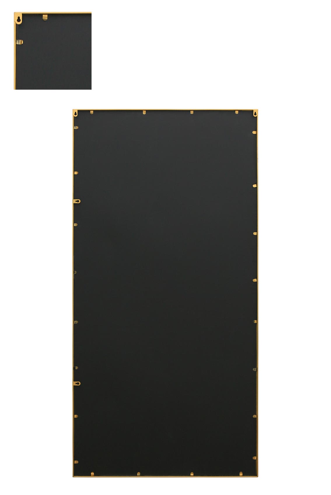 The Luxe Gold Framed Garden Mirror - 71" X 35" (180CM X 90CM) for Wall or Leaning Display-6