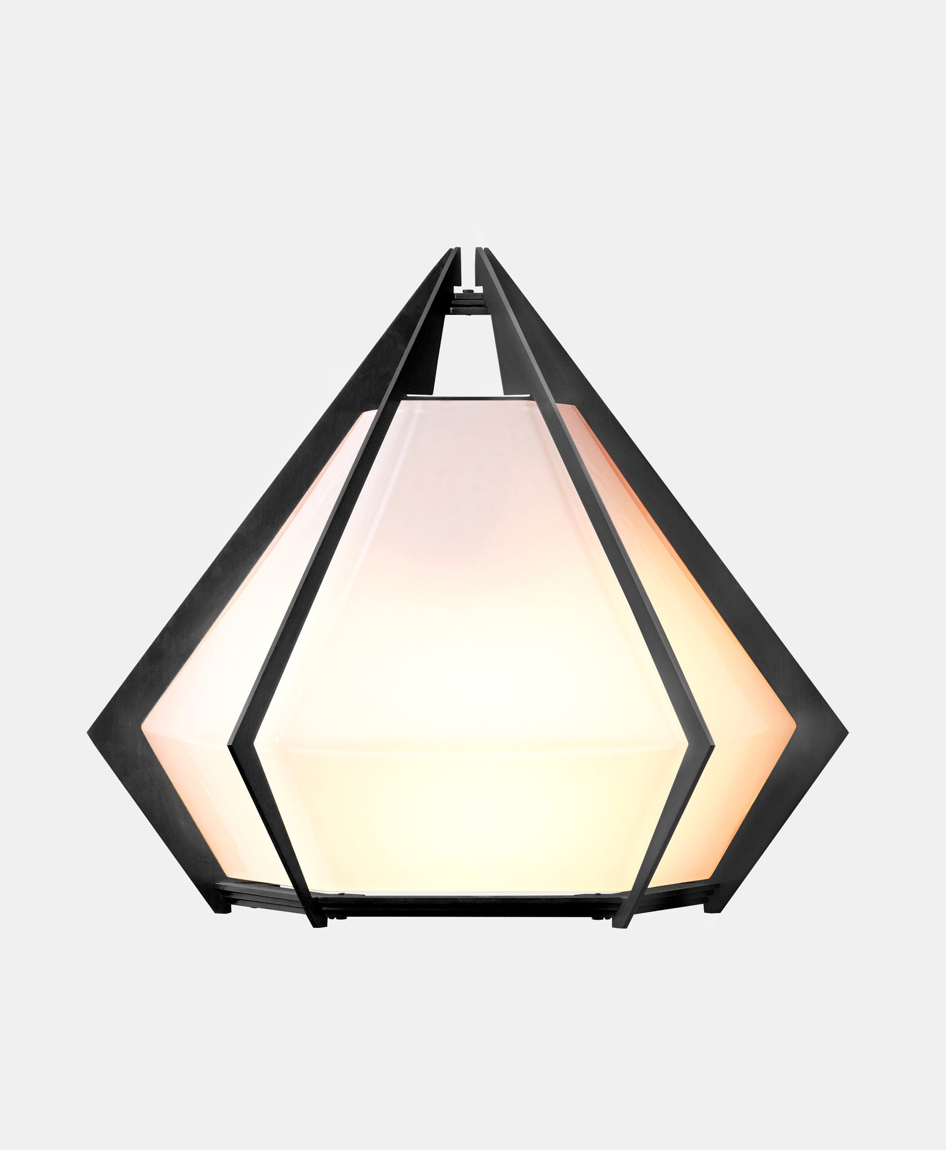 HARLOW WALL SCONCE ALABASTER WHITE GLASS BLACKENED STEEL 