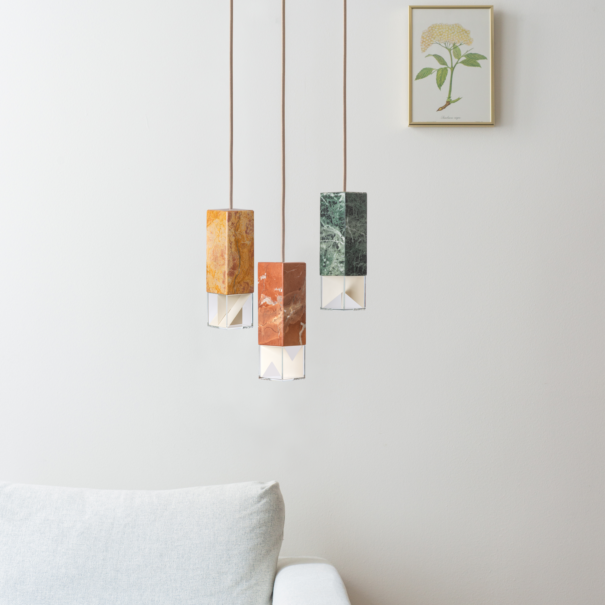 Lamp/ One Colour Edition Chandelier lifestyle image 
