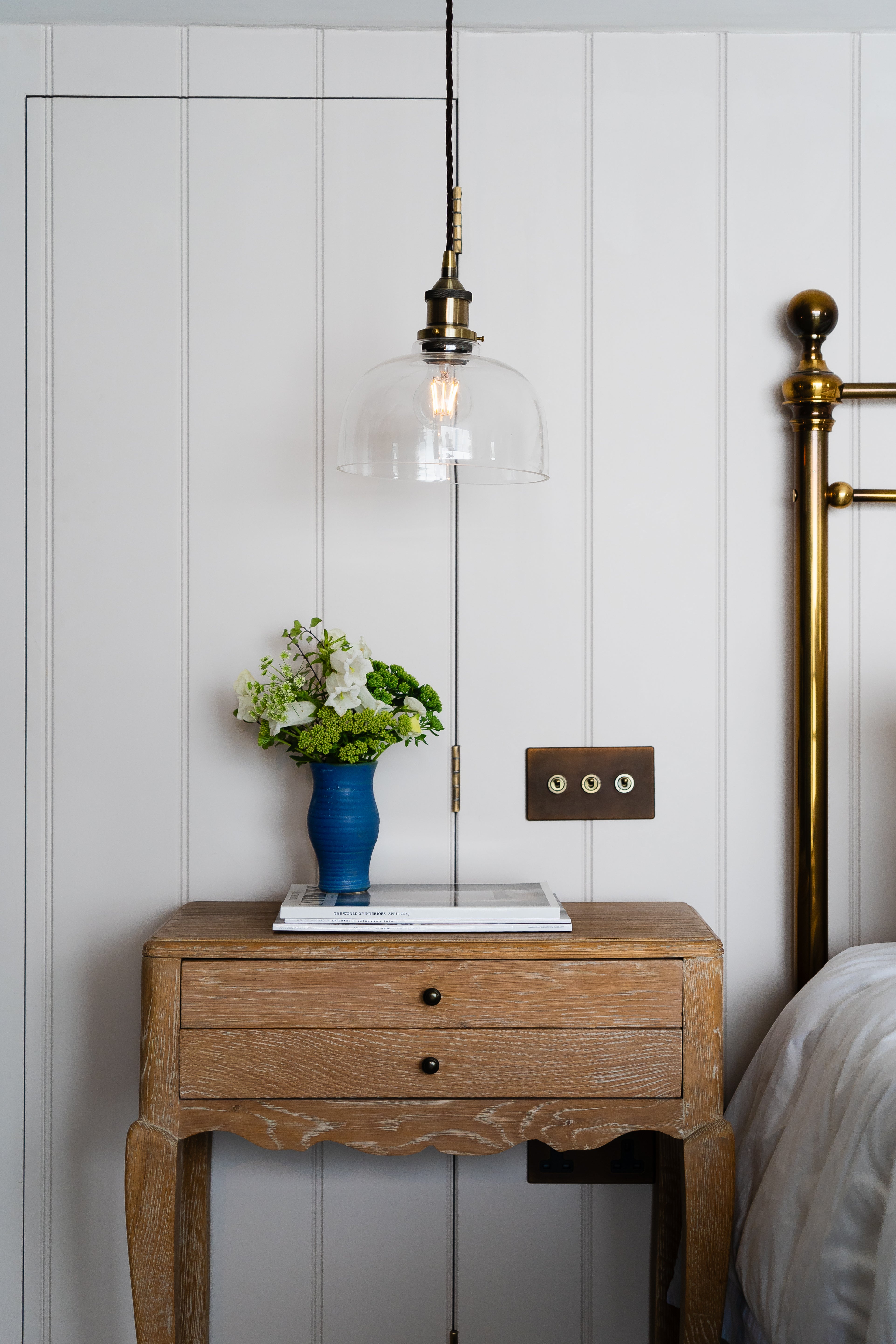 Tennyson Clear Glass Pendant Light