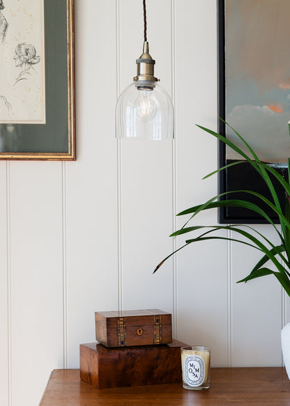 Larkin Clear Glass Pendant Light