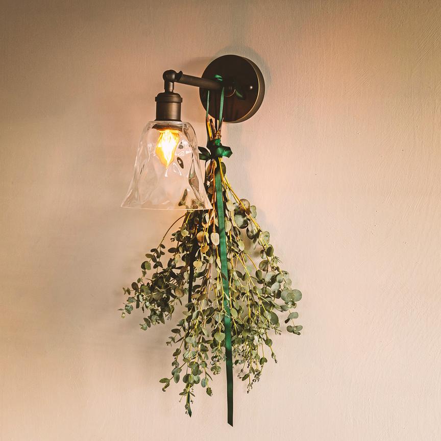 Rosetti Dapple Glass Wall Light