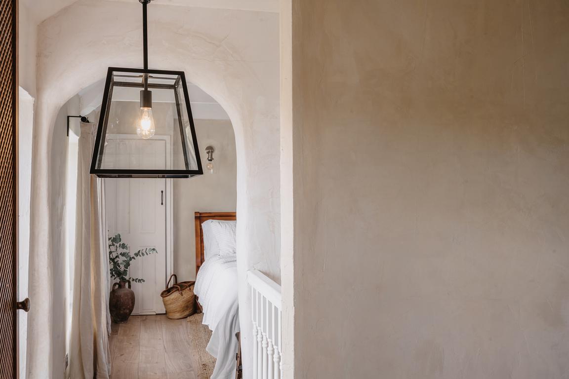 Ludlow Geo Trapeze Metal and Glass Lantern Pendant Light - Soho Lighting
