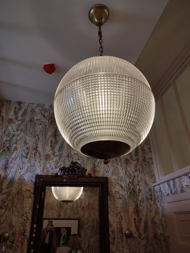 Soho Lighting Hollen Globe Classic Polished Brass Glass Pendant Light - The Schoolhouse Collection