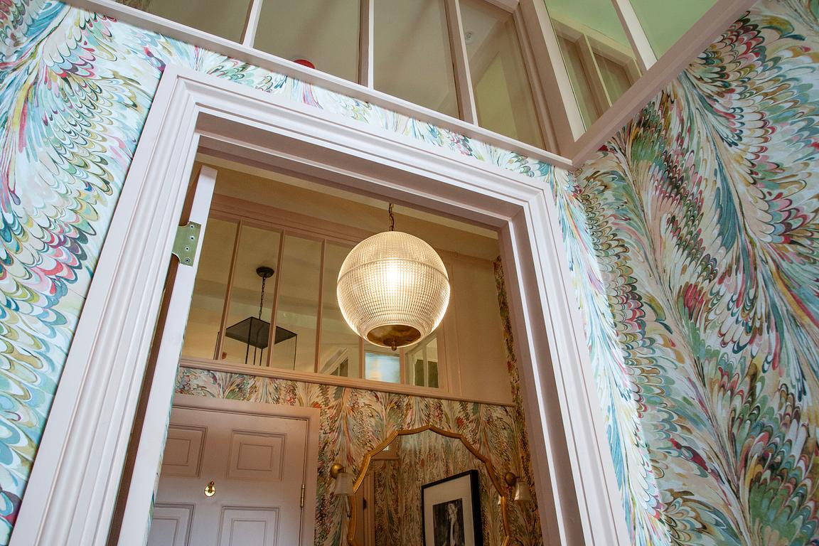 Soho Lighting Hollen Globe Classic Polished Brass Glass Pendant Light - The Schoolhouse Collection