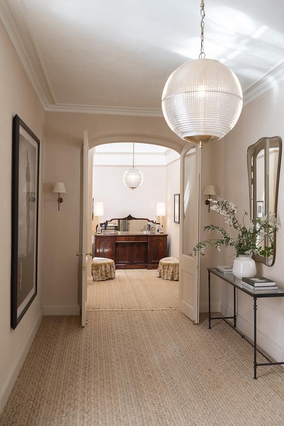 Soho Lighting Hollen Globe Timeless Polished Brass Glass Pendant Light - The Schoolhouse Collection
