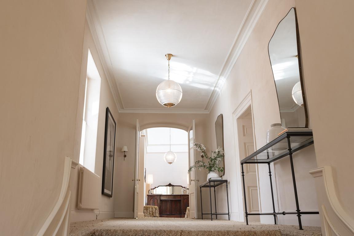 Soho Lighting Hollen Globe Timeless Polished Brass Glass Pendant Light - The Schoolhouse Collection
