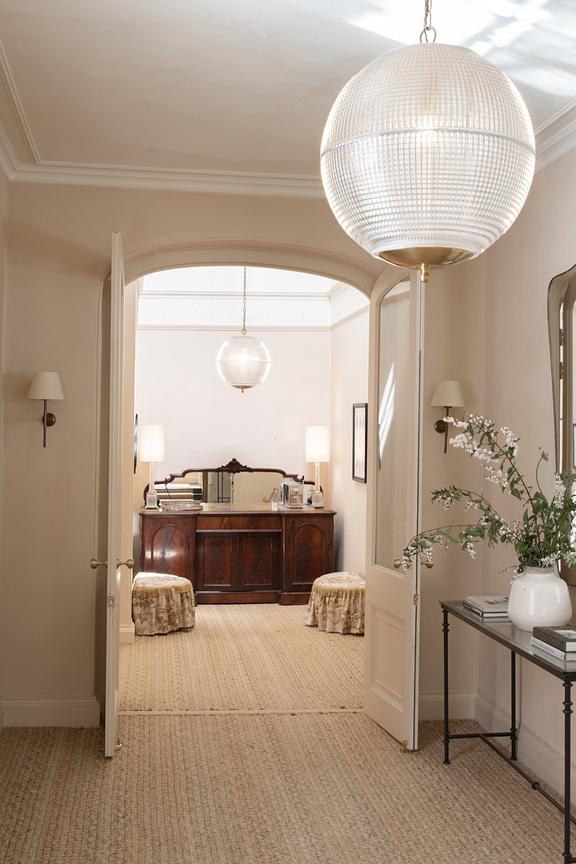 Soho Lighting Hollen Globe Timeless Polished Brass Glass Pendant Light - The Schoolhouse Collection