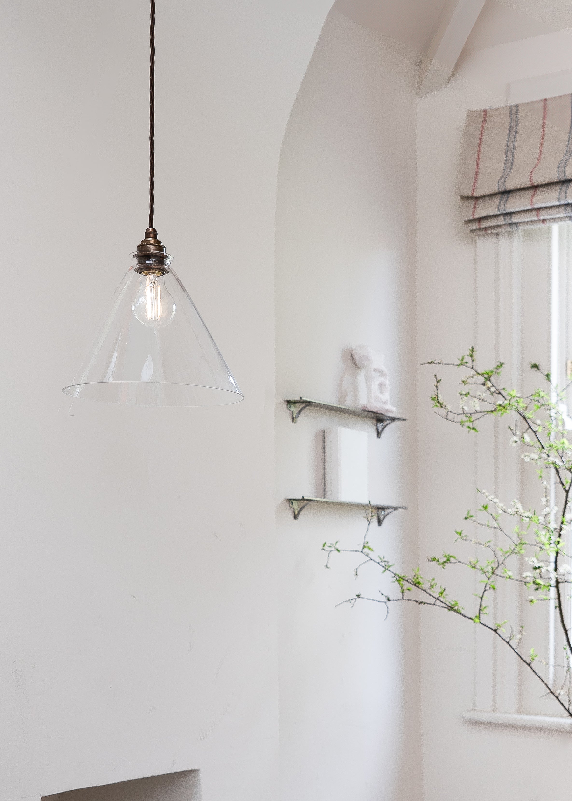 Thomas Clear Glass Pendant Light