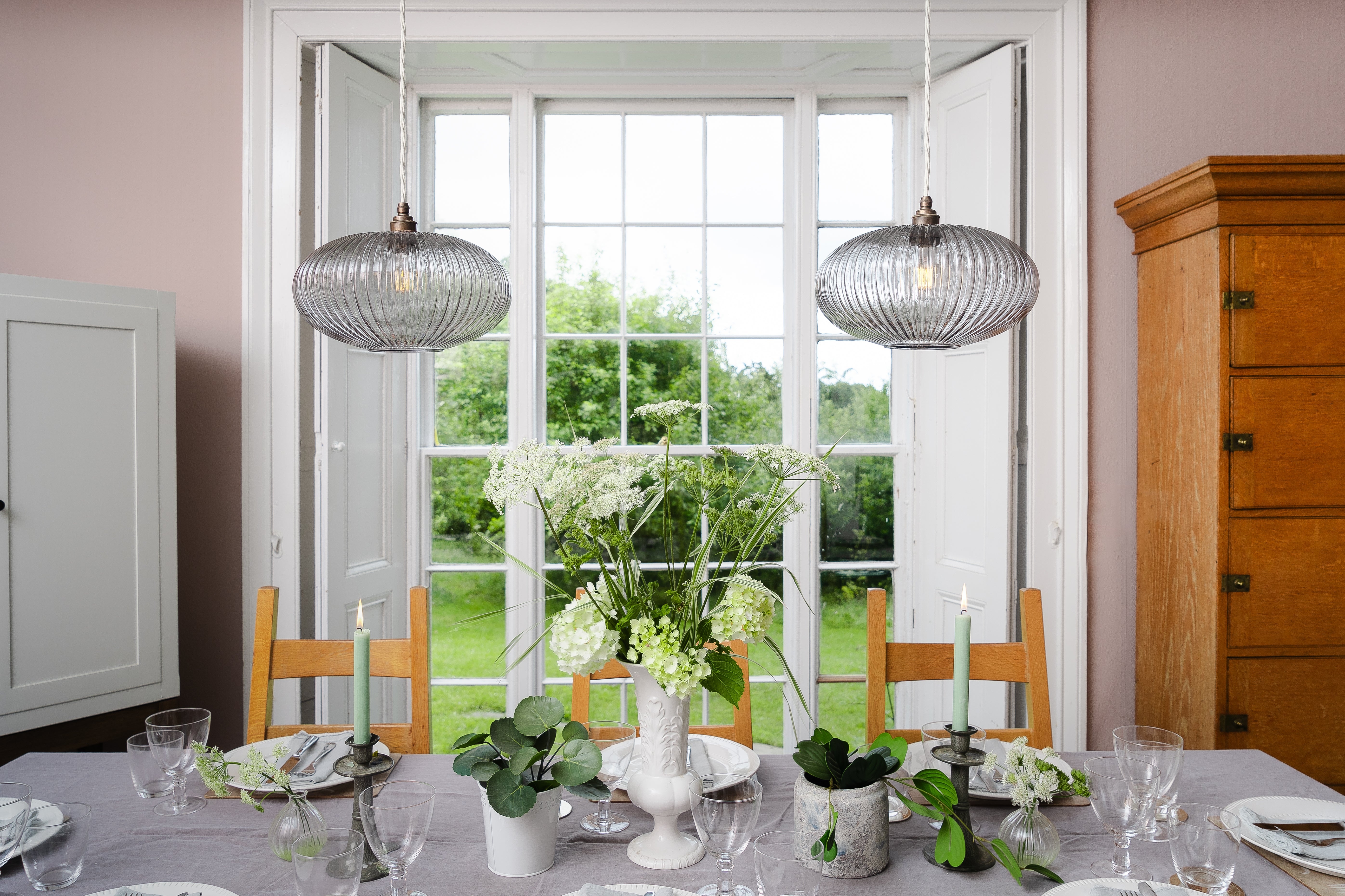 Henley Ellipse Glass Pendant Light