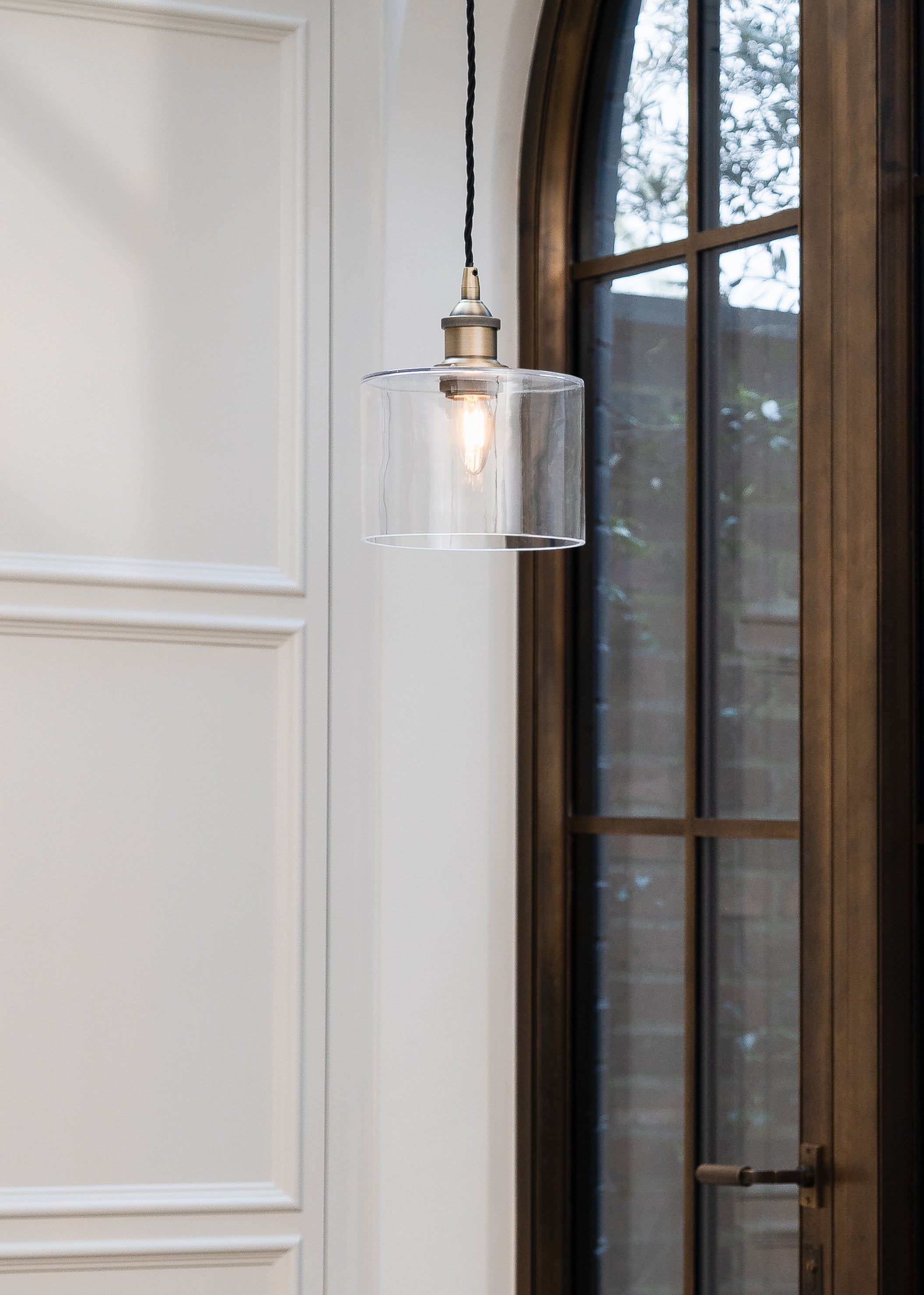 Lowell Petite Clear Glass Pendant Light