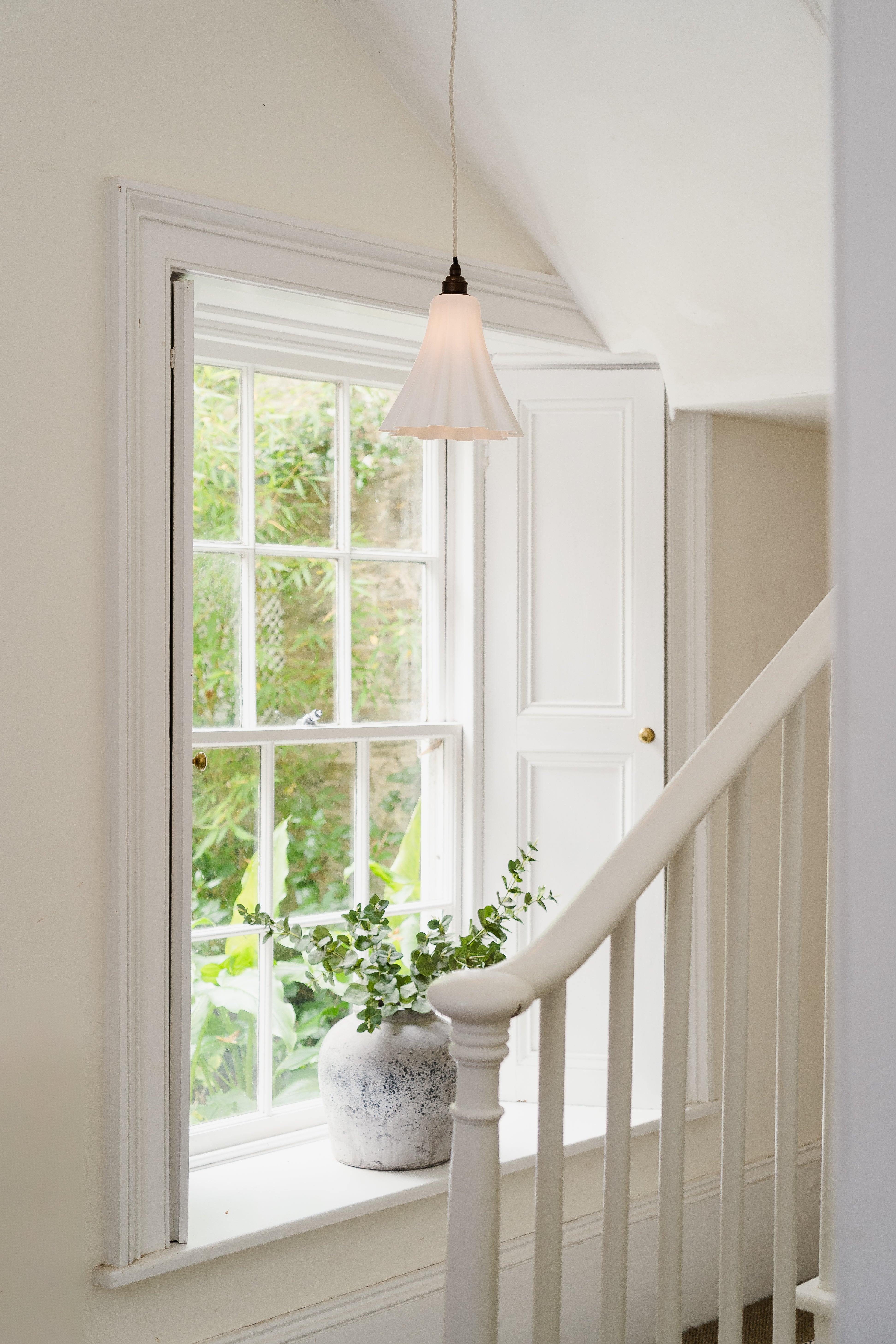 Bluebell Pendant Light in Surf White