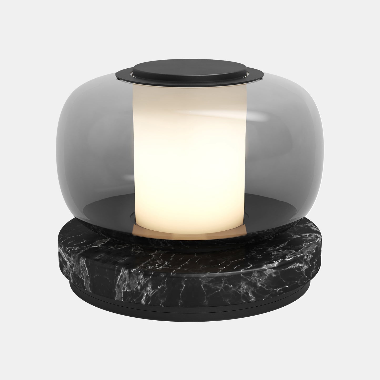 LUNA A DESK LAMP BLACKENED STEEL SET 