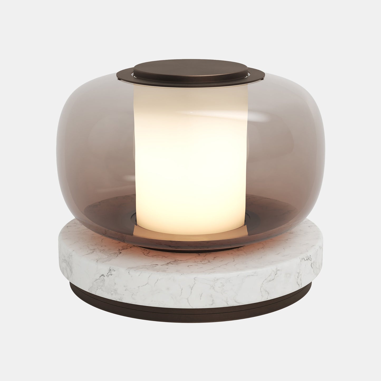 LUNA A DESK LAMP SATIN BRONZE SET 