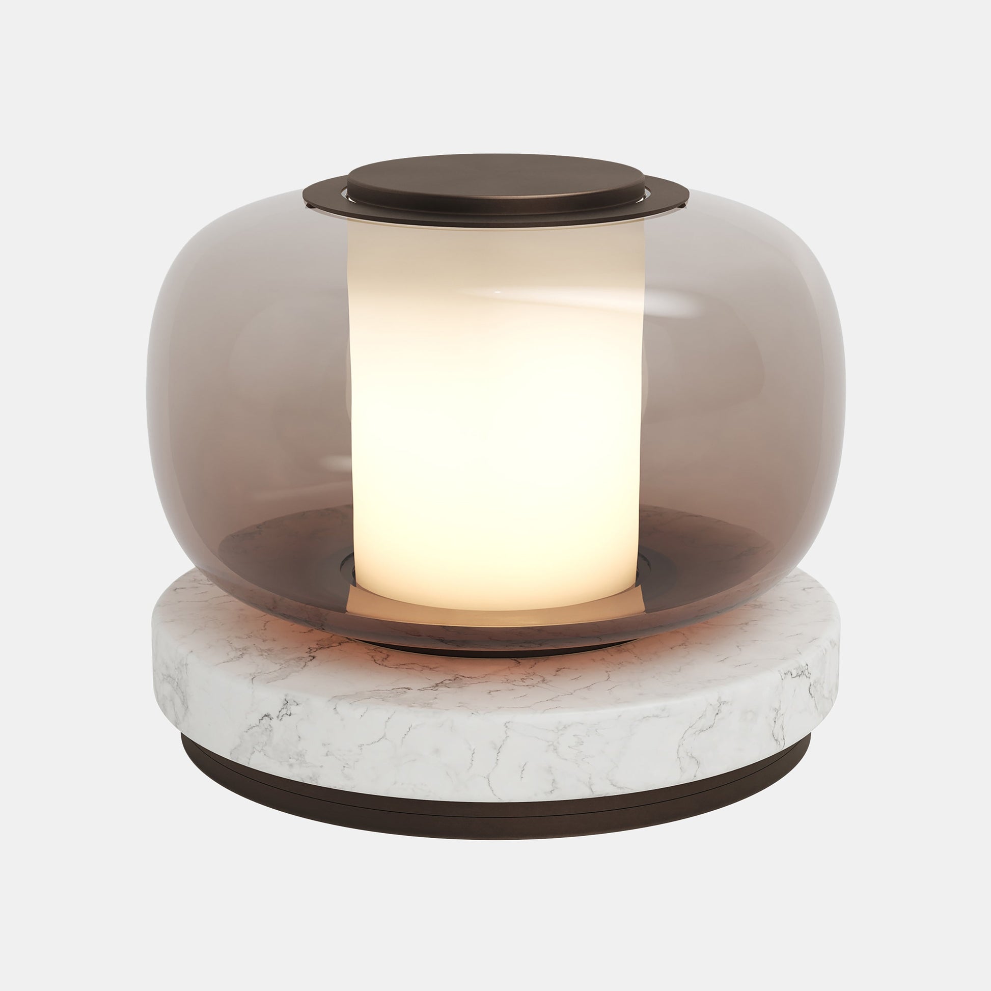 LUNA A DESK LAMP SATIN BRONZE SET 