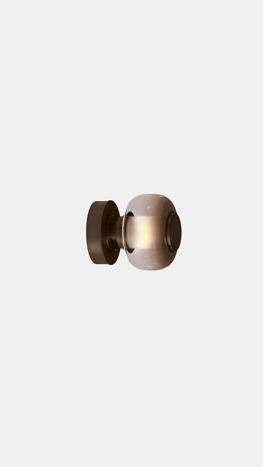 LUNA A SMALL SCONCE SATIN BRONZE SET 