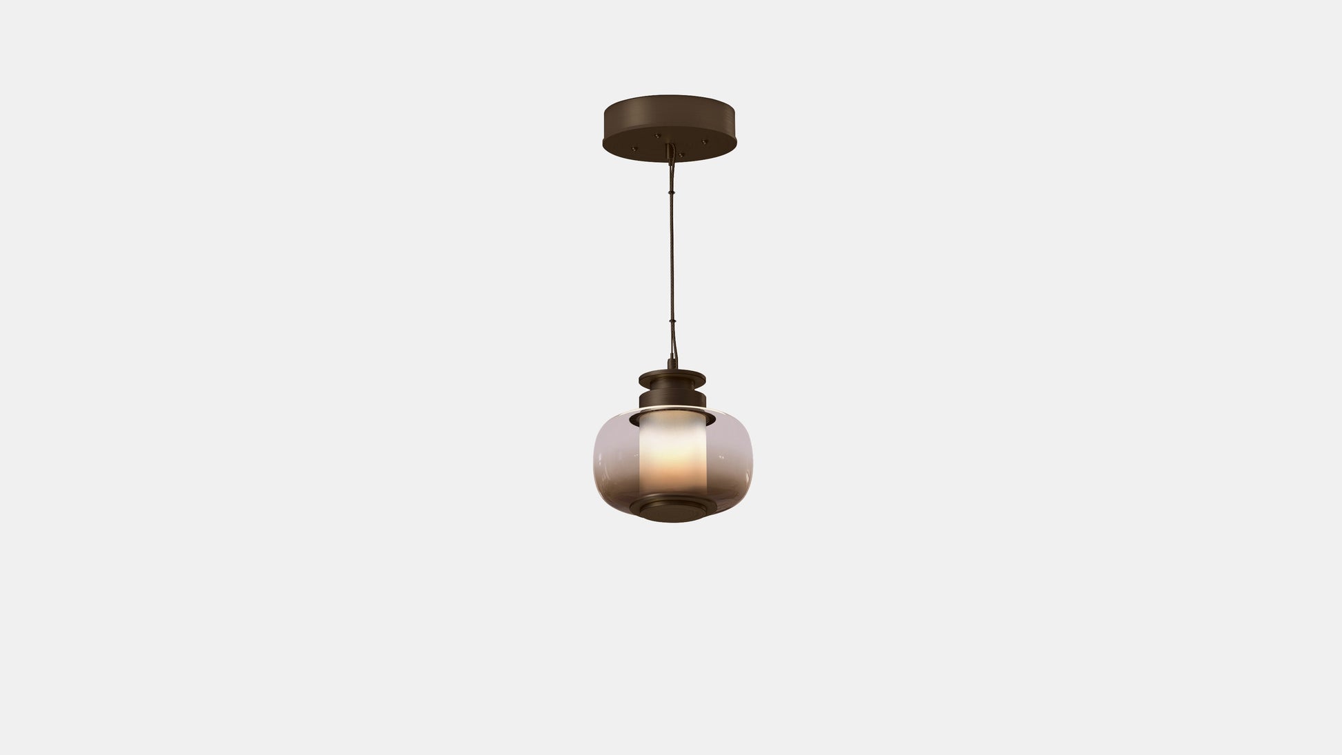 LUNA A X SMALL PENDANT SATIN BRONZE SET 