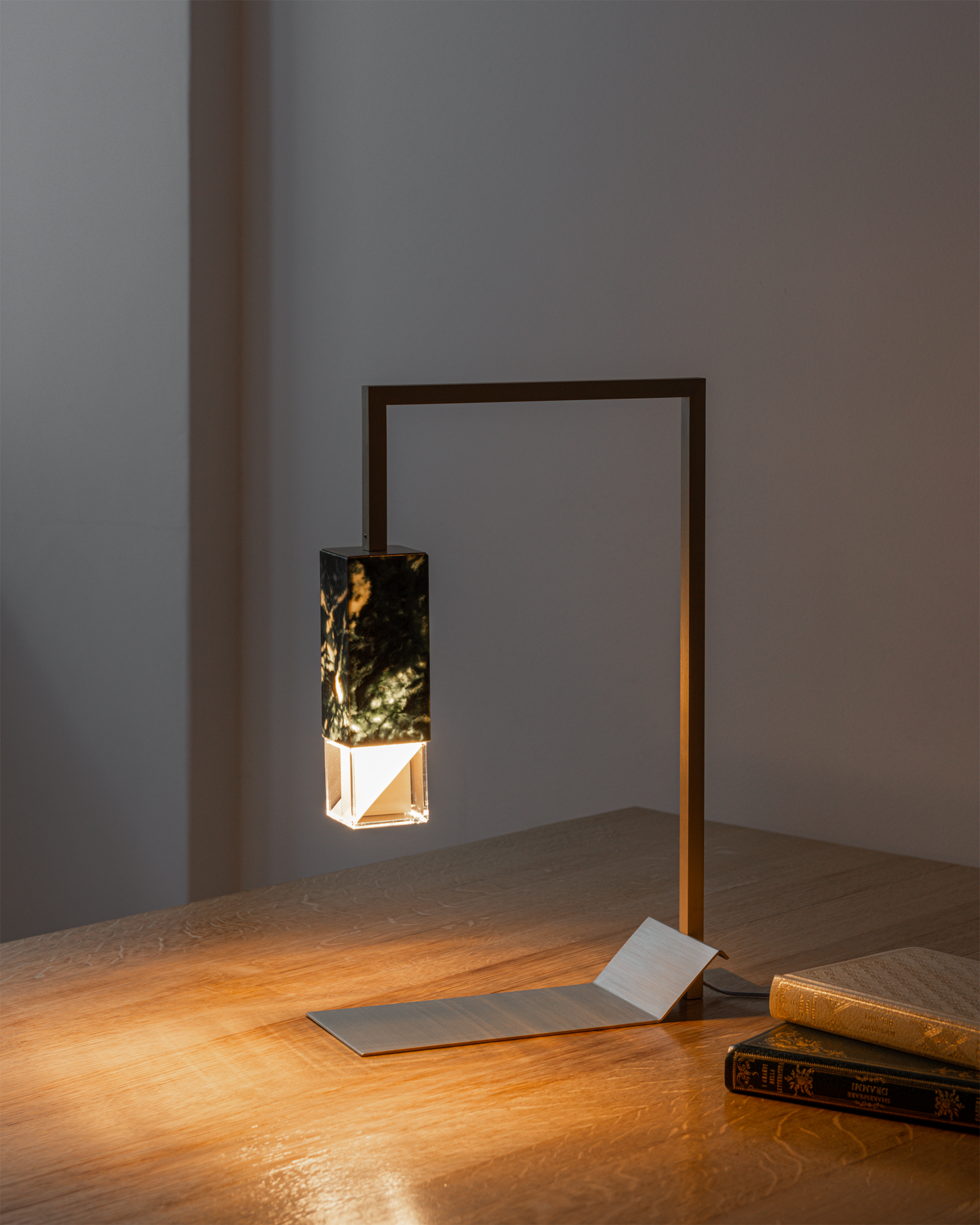 Lamp Two Table Light / Green side view on