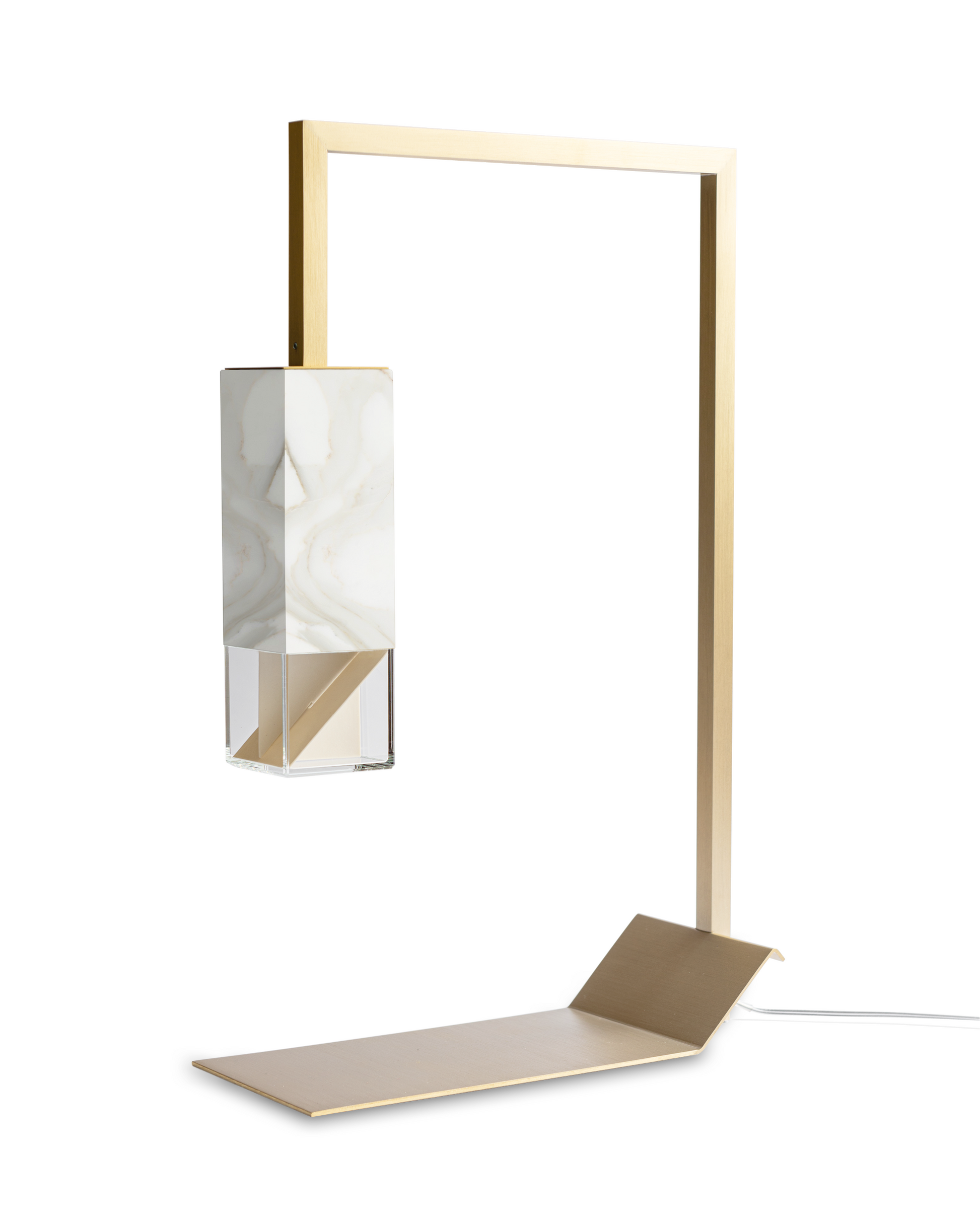Lamp Two Table Light / Marble, cut out.
