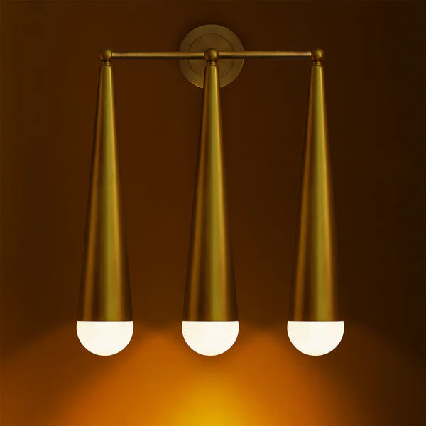 Luca Large Triple Wall Light